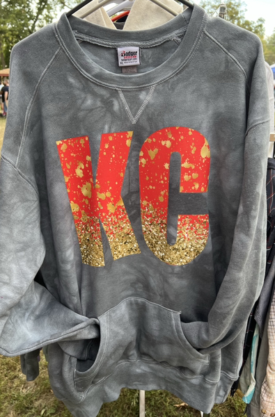 Dyed Graphite Grey KC Sweatshirt